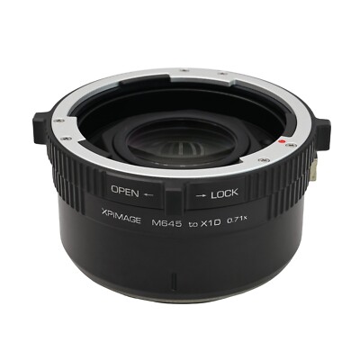 XPimage 0.71x Lens Adapter for Mamiya 645 M645 Lens to Hasselblad X1D X2D Camera