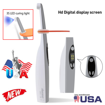 Dental LED Curing Light Wireless Cordless Composite Resin Cure Lamp 3S FDA