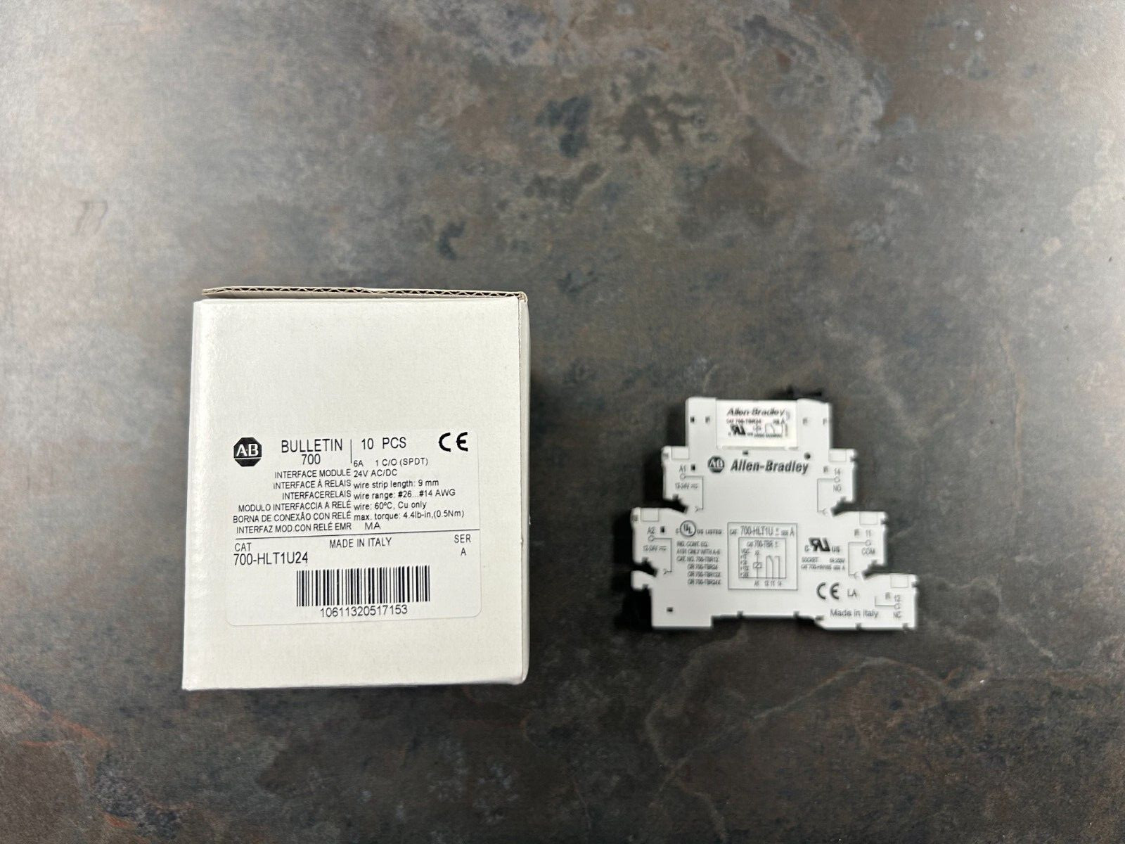 NEW ALLEN BRADLEY 700-HLT1U24 INTERFACE MODULE 24V AC/DC QUANTITY