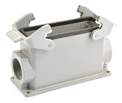Harting Han 24B-asg2-QB-M32 Sockelgehäuse hoch 19300240272 2xM32