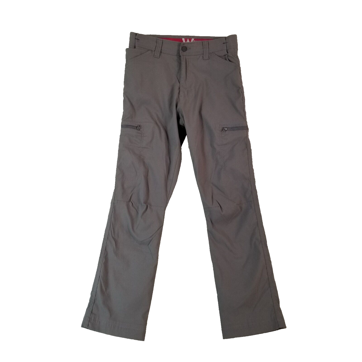 Wrangler outdoor cargo hiking pants men's 29x28 gray Flex
