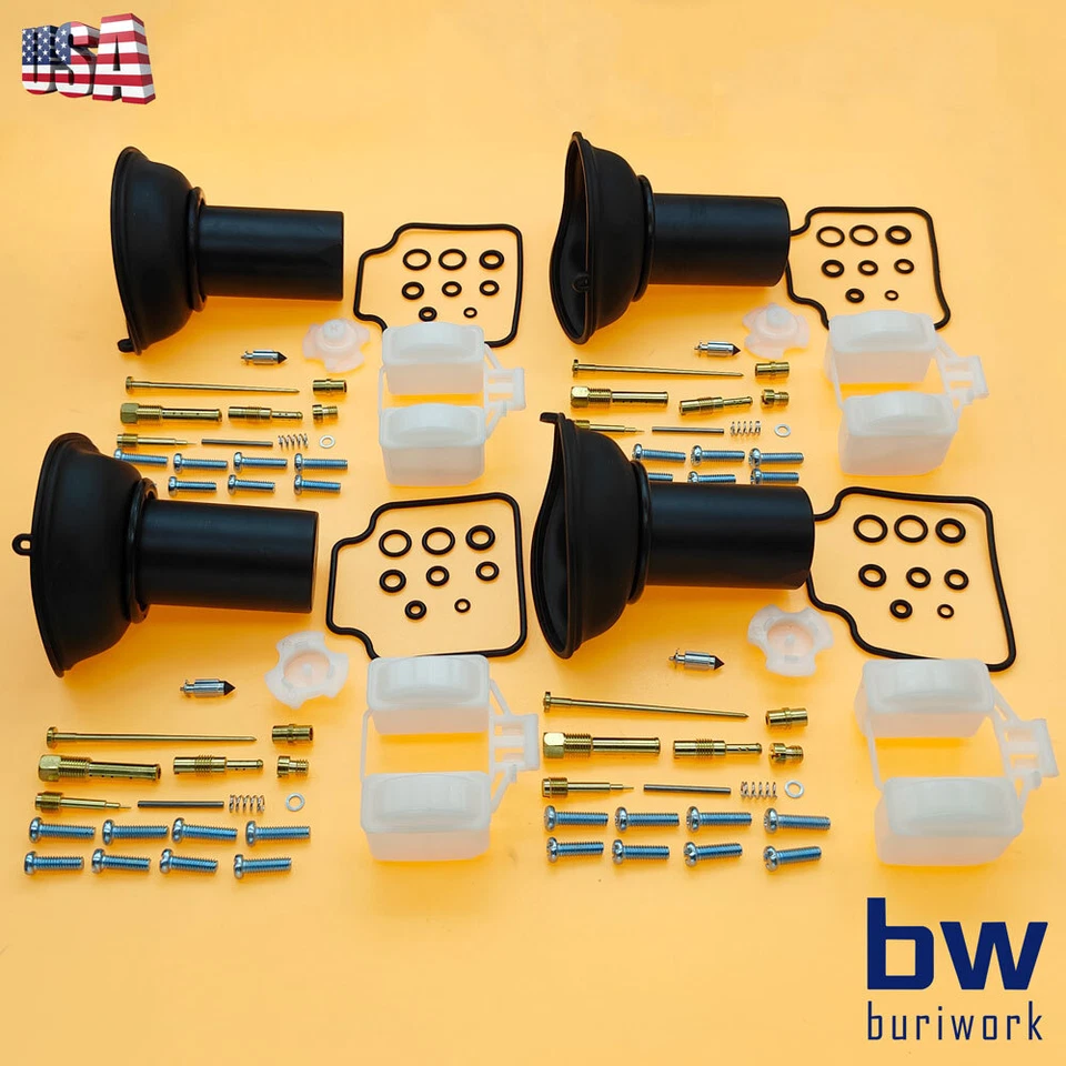 New For 1991-2003 Honda Nighthawk 750 CB750/CB750L Carburetor Repair Rebuild Kit Foto 2 de 4