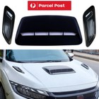 Car Decor Air Flow Intake Hood Scoop Vent Bonnet Cover Glossy Black Universal AU