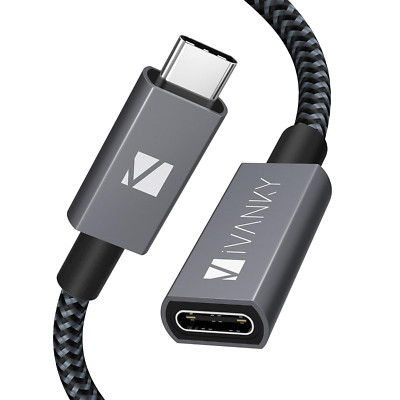 USB C Verlängerungskabel, USB Typ C Stecker Auf Buchse Schnellladekabel, 10Gbps 