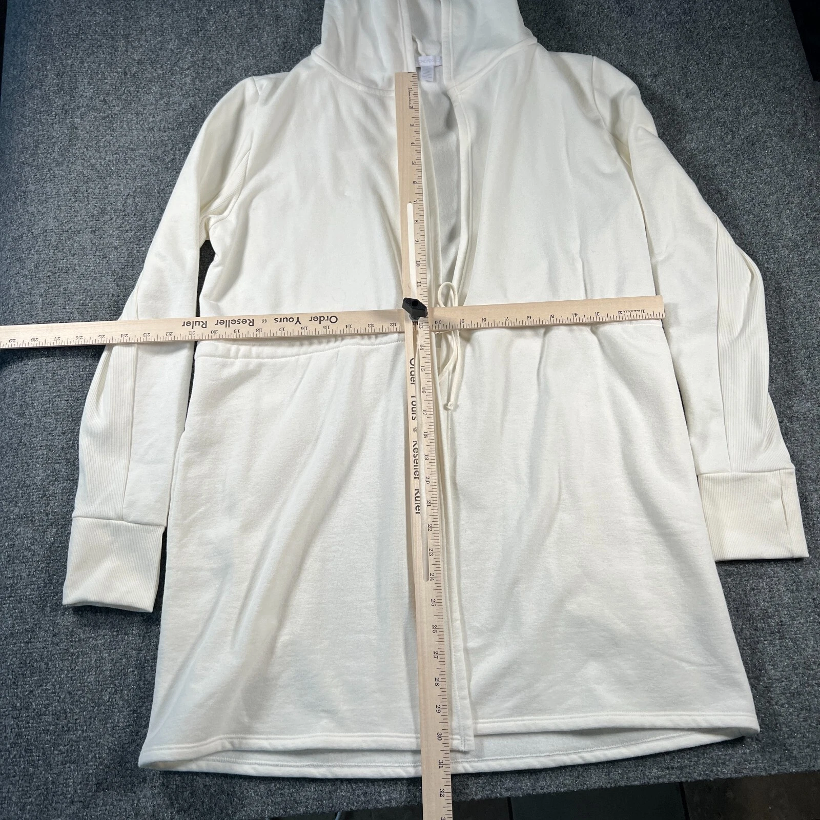 beyond-yoga on the go hooded open front pockets jacket