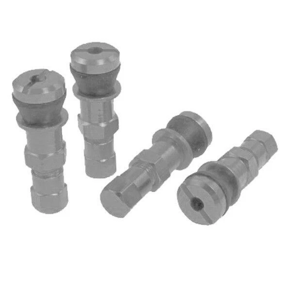 4pc Bolt-in Car Motorcycle Aluminum Tubeless Wheel Tire Valve Stem with Dust Cap - Изображение 4 из 4