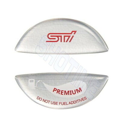 SUBARU GENUINE  IMPREZA GDB/GDA STI Fuel Gas Cap Sticker Decal Emblem Badge OEM