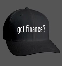got finance? - Adult Baseball Cap Hat NEW RARE