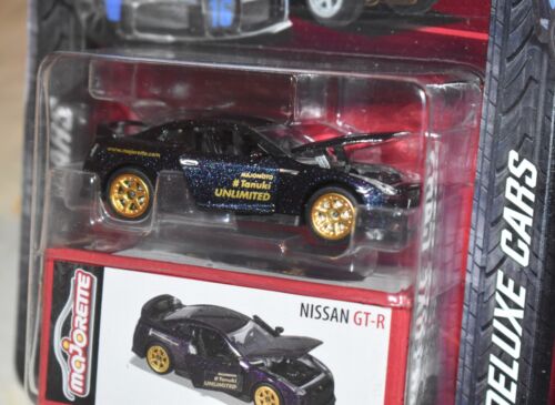 Majorette NISSAN GT-R Deluxe Cars Series LOT OF 2 NEW - Picture 4 of 8