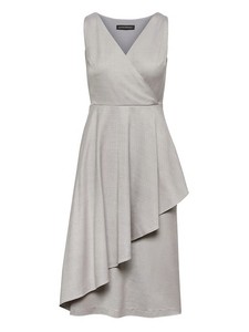 light gray midi dress