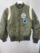 Alpha Industries X Stussy 35th Anniversary Ma-1 Bomber Jacket Size Xs