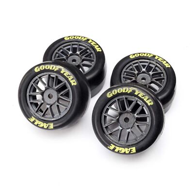 Losi LOS-1914 Goodyear Eagle Mounted Tires/Wheels Medium (4) 1/12 RC NASCAR Car
