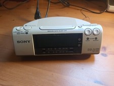 SONY Dream Machine ICF-C470 Dual Alarm FM/AM LED Clock Radio Works/tested