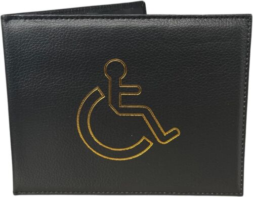 Pu Leather Disabled Parking Permit Holder Blue Badge Safe Hologram Display cover - Picture 3 of 6