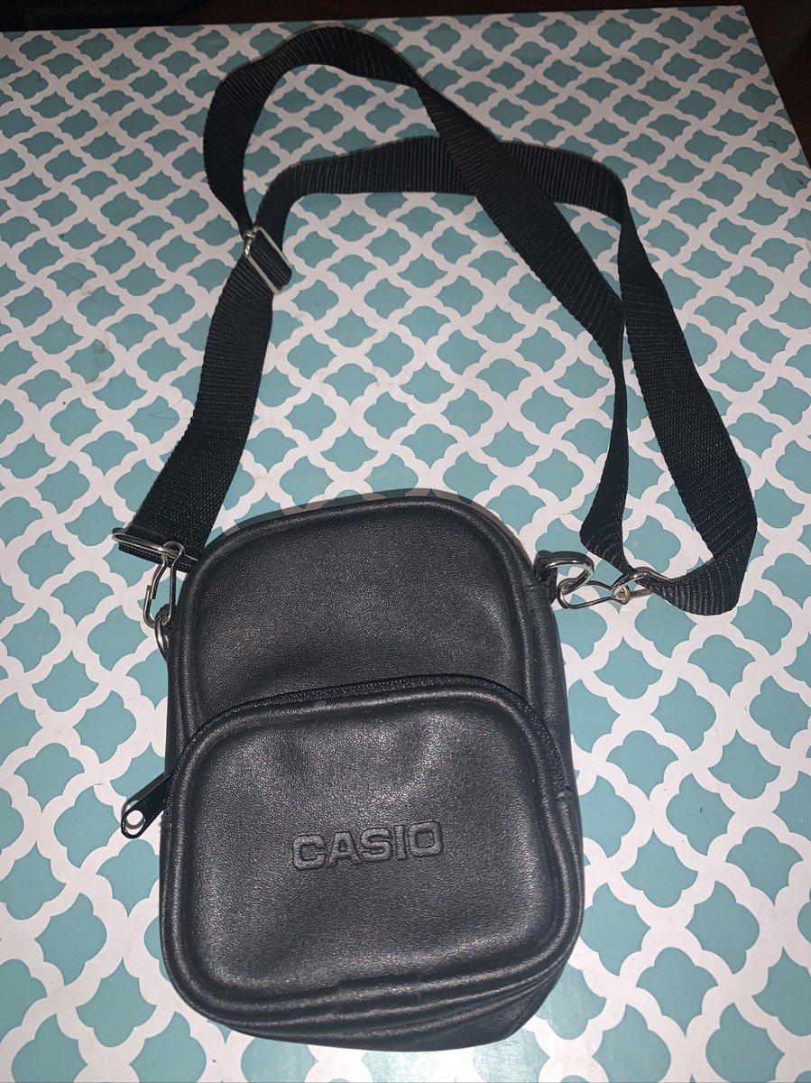 CASIO Camera bag carrying case adjustable strap Black Zipper
