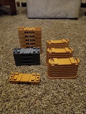 Thomas Friends Track Blocs Burnt Orange Gray Lot Of 15