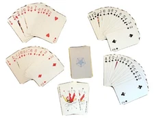 Vintage Remembrance Redi-Slip Bridge Playing Cards Religious Symbols