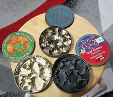 Lot 22 Vtg Mini Cookie Cutters Fox Run Leaves...