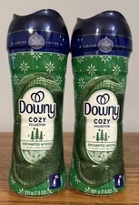 2 New Downy Cozy Collection Laundry Scent Booster Beads Enchanted Woods 7.8oz ea