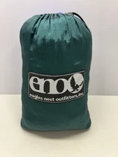 ENO DoubleNest Hammock Blue Green Portable Camping Hiking Outdoor 400 lb