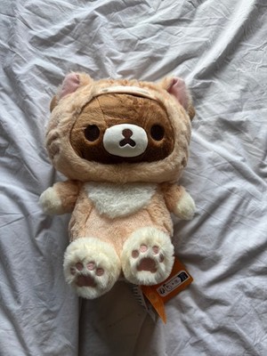 San-x Rilakkuma Katzenkostüm sitzend Plüschtier Stofftier Teddy San-X Chairoikoguma