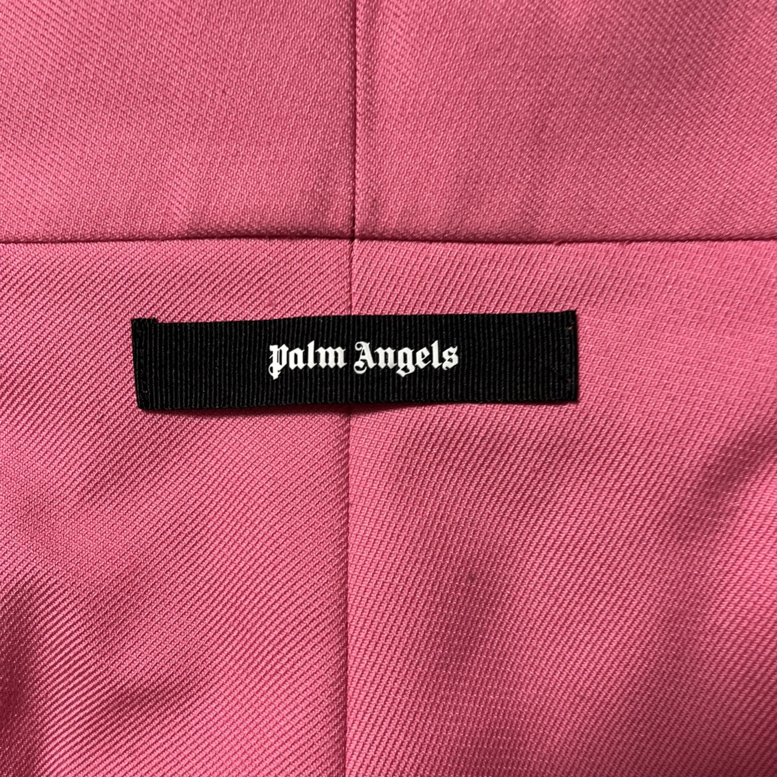 PALM ANGELS pantaloni sartoriali uomo Sonny gamba dritta taglia 52 US 38 nuovi senza etichette