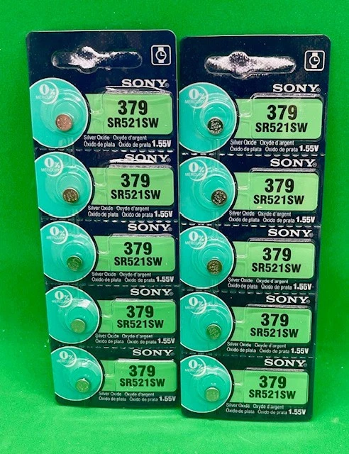 Batteria Per Orologio Sony 362 LD - SR 58/SR 721 SW Da 1.55V Pila A Bottone 362 - Foto 10