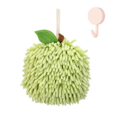 Für Fuzzy Toilettenball Raupe mit Hängeschnalle Blattgrün