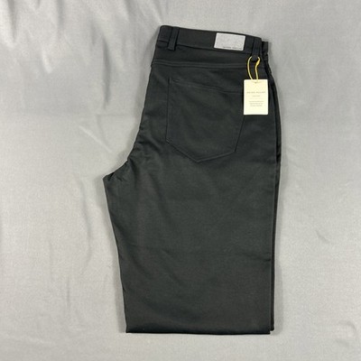 Peter Millar Golf Pants Crown Sport eb66 Performance 34 x 34 Black NWT MSRP $168