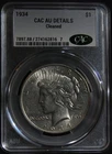 1934 Morgan Silver Dollar  - CAC AU Details