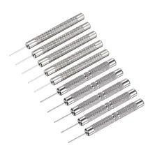 Watch Band Pin Punch 0.7/0.8mm Dia Watch Straps Link Pin Remover Tool 10 Pcs
