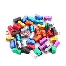 4pcs Aluminum Tire Valve Air Dust Cover Stem Caps Wheel Bike Car Truck