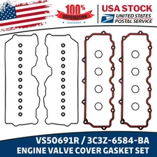 Valve Cover Gasket For 03-10 Ford F-250 F350 F-550 E-350 6.0L Powerstroke Diesel