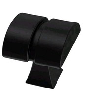    Liberty Warm Industrial 1-1/8" Matte Black Square Cabinet Knobs 4-Pack 