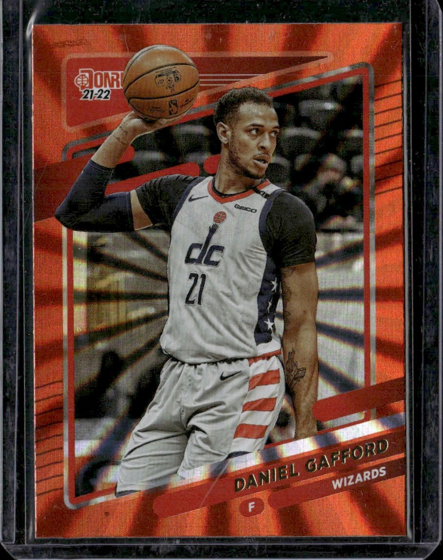 2021-22 Donruss #143 Daniel Gafford Holo Orange Laser