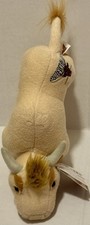 Eslinga de peluche Breyer PBR Bucking Bull nueva con etiquetas rara