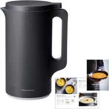 Recolte RSY-2 Soup Maker 600ml 100V Auto Cooking Pot Soy Milk Black Japan