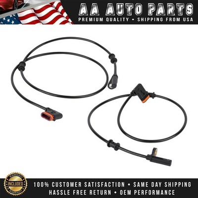 2 Rear RH & LH ABS Wheel Speed Sensor for Mercedes-Benz SLK55 AMG 2005-2010 5.5L