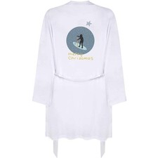 'Paddle Boarding Merry Christmas Message ' Adult Dressing Robe / Gown RO050318 