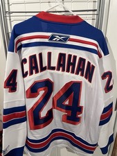 Reebok Men's Ryan Callahan New York Rangers Hockey Jersey Size L White