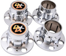 2 Open 2 Closed 4x4 Wheel Center Caps For 68-1991 Chevy Blazer K10 Square Body