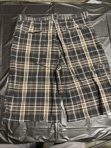 Vans, vintage Y2K-era Vans baggy plaid cargo shorts Size 36