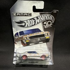 2018 Hot Wheels 50th Zamac 4/8 '70 BUICK GSX Zamac w/Red Pr5 Spokes