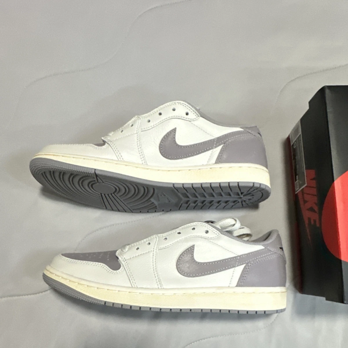 Jordan 1 Retro OG Low Sail Atmosphere Grey for Sale | Authenticity