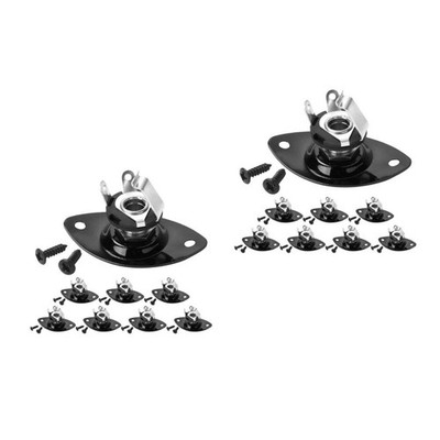 2 PCS Gitarren-Audio-Interface Jack Socket for Electric Guitar Gitarrenbuchse