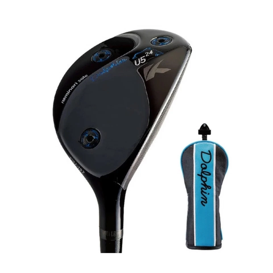 Kasco DU-122 Dolphin Black Utility Hybrid 5H S-Flex N.S.PRO MODUS3 HYBRID 350 Foto 4 de 4