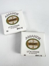 2 pack L'Occitane Amande Soap with Almond Oil 50 g 1.7 oz Travel Size Bar NEW