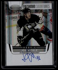 2011-12 Panini Certified #189 Joe Vitale RC AU Pittsburgh Penguins
