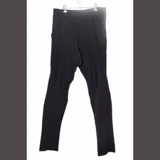 Leon Emmanuelve EMANUEL BLANCK FORCED LEGGINGS BLACK SIZE50 Pants Saruel Used b4