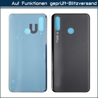 FüR Huawei P30 Lite Schwarz 24MP Akkudeckel Back Cover RüCkseite Glas Kleber